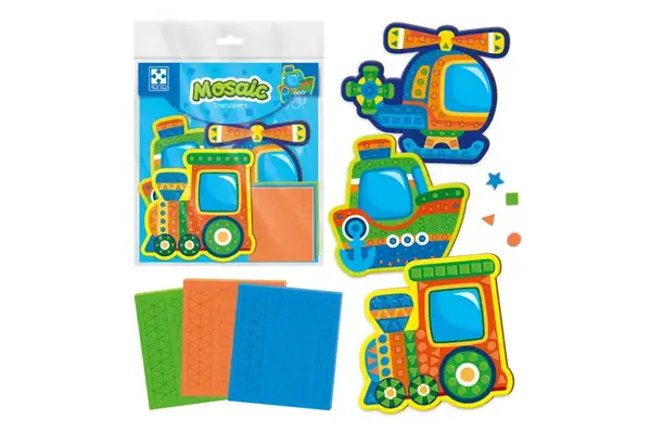 Набір для творчості Vladi Toys м'яка мозаїка 'Транспорт' VT4511-10 купити
