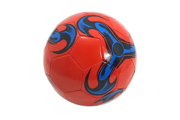 М'яч футбольний "5 (PVC) червоний ABT057 купити