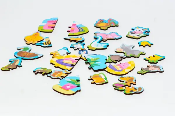 Пазл магнітний Puz-22930 "Тваринки", дерев'яний PuzzleOk купити недорого в Україні, фото 3