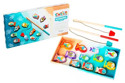 Дерев'яна іграшка Рибалка 13739 CUBIKA купити