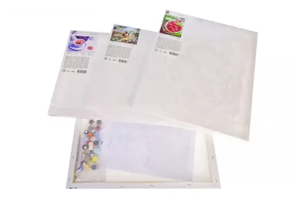 Розпис на полотні по номерах мікс STRATEG (без лаку/без рівня) р. 40*50 см. купити