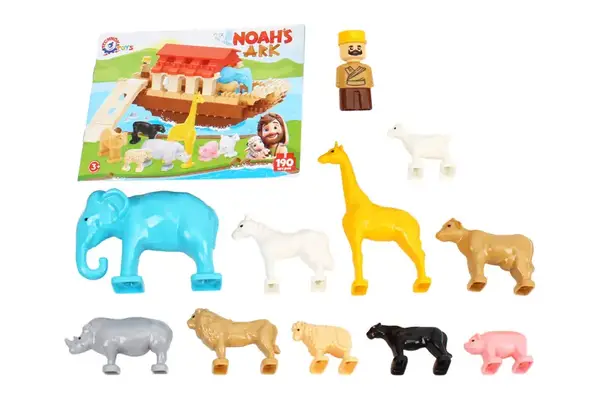 Конструктор блочний 1348 “Ноїв ковчег” 190 дет. в коробці ТЕХНОК купити недорого в Україні, фото 5