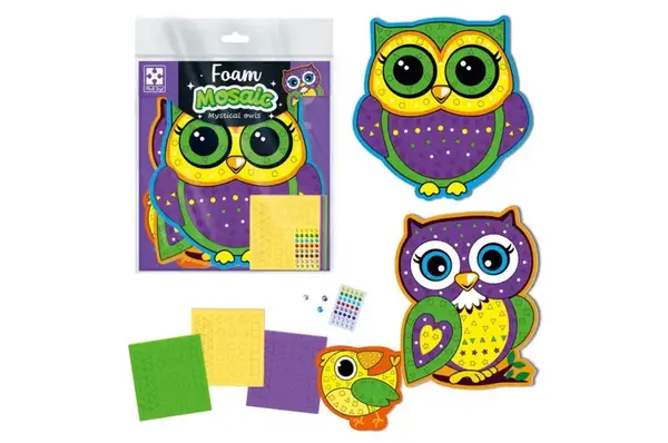 Набір для творчості "М'яка мозаїка. Містичні сови" VT4511-22 VladiToys купити недорого в Україні, фото 3