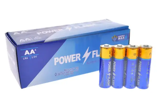 Батарейки Power Flash super Alkaline AA LR06 шрінка 40 шт. купити