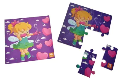 Пазли фомові магнітні - 16 елм. - QB200-004 "Дівчина Дея" qbee купити