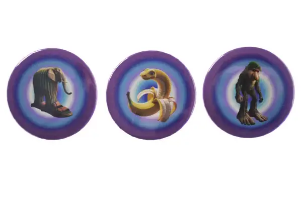 Брейнрот-brainrot Tik Tok мем! Значок на булавці метал. 20458 купити недорого в Україні, фото 2