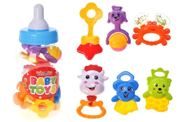 Набір брязкалець 997-63C в колбі р.29x14x14 см YG Toys купити