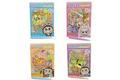 Блокнот із наліпками Румбокс 763302ML 8 в1 Лабубу з пінцетом 13*18.5см. Malevaro купити