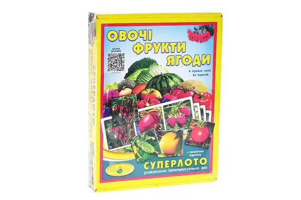 Супер ЛОТО "Овочі та фрукти" КФІ купити