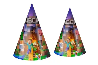 Ковпачок паперовий "Комп'ютерна гра" кольоровий 10шт 12847 купити