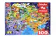 Настільна гра LP100-009 Пазл - 100 - елементів "Мапа України" Ideyka купити недорого в Україні, фото 69288