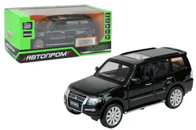 Машина АВТОПРОМ 68463B "Mitsubishi Pajero 4WD Turbo", 1:33 на батарейках, світло, звук, відкриваються двері, багажник, капот коробка р.18x9x8 см Машина АВТОПРОМ 68463B "Mitsubishi Pajero 4WD Turbo", 1:33 на батарейках, світло, звук, відкриваються двері, багажник, капот коробка р.18x9x8 см купити