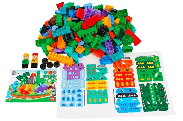 Конструктор блочний 2222 “Діно” 190 дет. в коробці ТЕХНОК купити недорого в Україні, фото 7