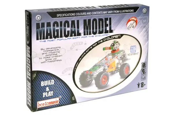 Конструктор металевий "Всюдихід" 226дет. 816B-47 р.34,5*24*4,5см. купити