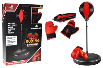 Боксерський набір YC856G1 зі стійкою, в коробці р.61x12,8x40 см YG Toys купити