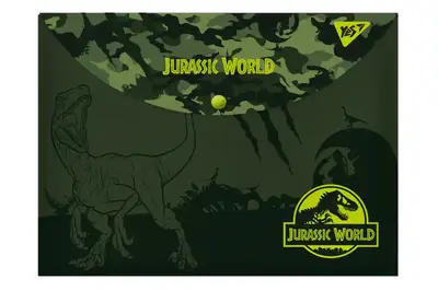 Папка-конверт YES на кнопці А4 "JURASSIC WORLD" 491739 купити