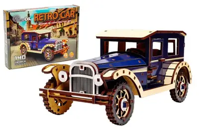 Конструктор Puz-00955 Retro car, дерев'яний PuzzleOK Конструктор Puz-00955 Retro car, дерев'яний PuzzleOK купити