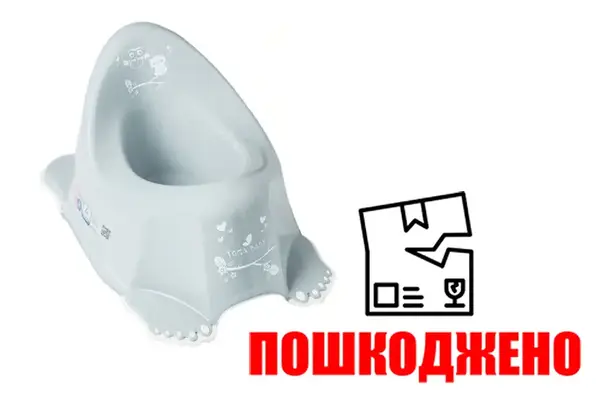 OUTLET 0 Горщик музичний PO-047-106 Сова з протиковзною гумою, сірий TEGA купити