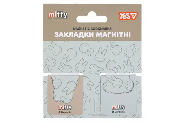 Закладки магнітні 708836 "Miffy", висікання, 2 шт Yes купити недорого в Україні, фото 2