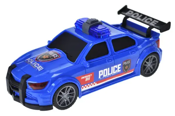 Машина "Поліція" інерційна, озвучена, зі світлом в коробці JS201H р.40,4*25,5*8см купити недорого в Україні, фото 4