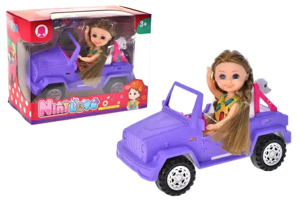 Лялька з машиною 55869 в коробці р.19.8x11.2x15см YG Toys купити