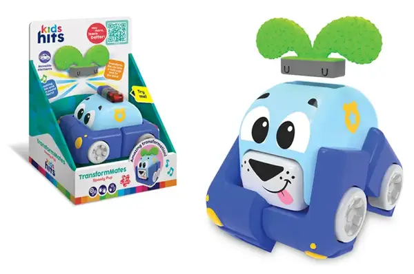 Машинка на коліщатах Kids Hits, KH39/001, Швидкісне цуценя, трансформер, р-р 14*9,8*9,6 см , короб.17*22,3*12 см купити