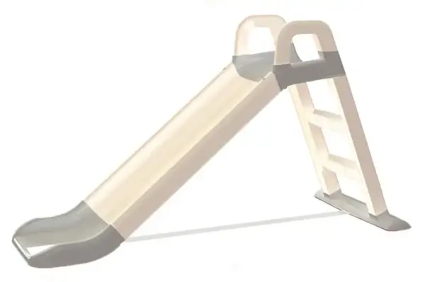 Гірка мала 0140/12 молочна з сірими вставками, для катання дітей, 140 см DOLONI купити