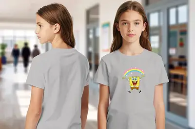 Футболка бавовняна QB-SB-001-06-134-140 SpongeBob Junior 134-140 qbee купити