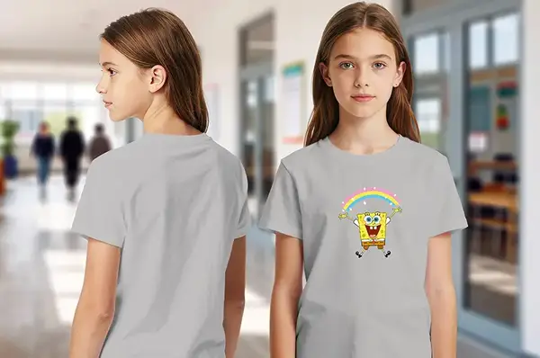 Футболка бавовняна QB-SB-001-06-134-140 SpongeBob Junior 134-140 qbee купити