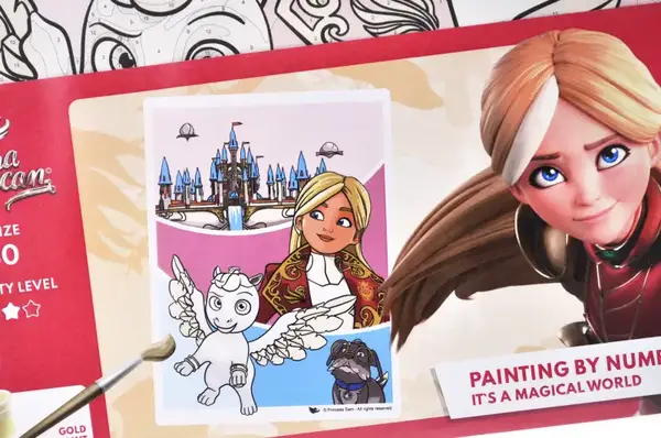 Набір для розпису по номерах 30х40 см QB914-014 "Тара Данкан: Цей чарівний світ" qbee купити недорого в Україні, фото 3