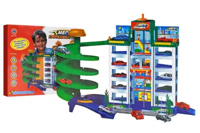 Паркінг 922R (922) 6 рівнів, 4 машинки, в коробці 39,5x10,5x35 см купити