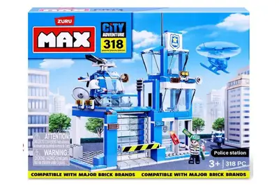 Конструктор Zuru MAX CITY Поліція 83163 318 деталей, коробка купити