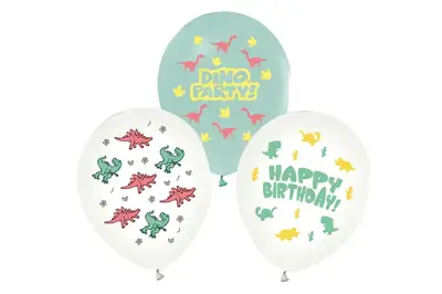 Латексні повітряні кульки 12" 03100 (30см.) "Dino Party" асорті ТМ "Твоя Забава" 50шт. купити