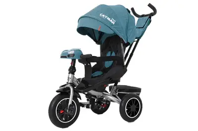 Велосипед триколісний TILLY CAYMAN з пультом і посиленою рамою T-381/7 Бірюзовий льон Велосипед триколісний TILLY CAYMAN з пультом і посиленою рамою T-381/7 Бірюзовий льон купити