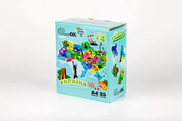 Пазл Мапа України на магніті PuzA4-22926 PuzzleOk купити недорого в Україні, фото 4