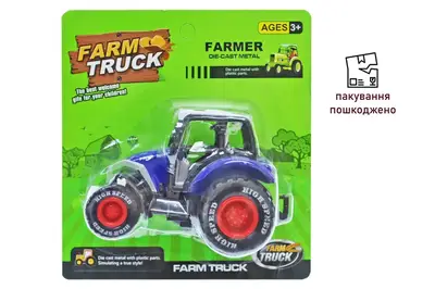 OUTLET 0 Трактор металевий інерційний, на планшеті, 2 види, 955-94 OUTLET 0 Трактор металевий інерційний, на планшеті, 2 види, 955-94 купити