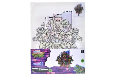 Набір для розпису по номерах 30х40 см QB914-006 "Черепашки Ніндзя: Команда героїв" qbee купити