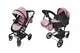 Візок для ляльки 9695+BAG PINK "FORTUNA" 2в1 з сумкою, в коробці р.60x38x17 см CARRELLO купити недорого в Україні, фото 51809