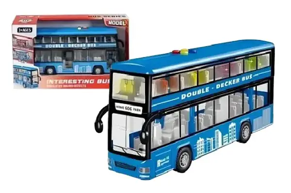 Автобус інерційний 98052A озвучений, зі світлом, в коробці р.32x9.5x17 см YG Toys купити