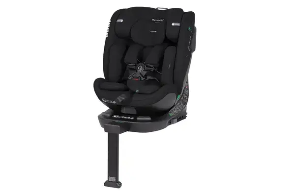 Автокрісло CRL-15101 "Meteorit F" Midnight Black 40-150 i-Size, ISOFIX, поворот, опорна стійка CARRELLO купити