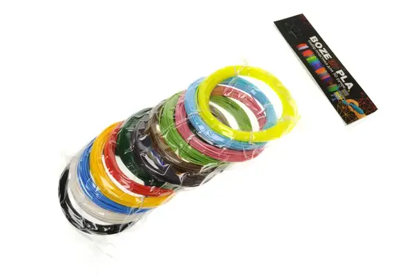 Запаска до 3D ручки пластик PLA 10м 12 кольорів в ас. купити