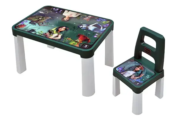 Стіл дитячий зі стільцем QB001-504 "Мавка" qbee купити недорого в Україні, фото 4