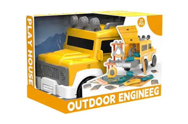 Набір інструментів BX19 в коробці в формі машинки р.28,5x18x21 см YG Toys купити недорого в Україні, фото 2