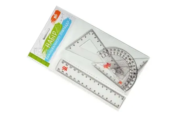 Набір лінійок 4 предмети Yes, лінійка 15 см 370263 купити