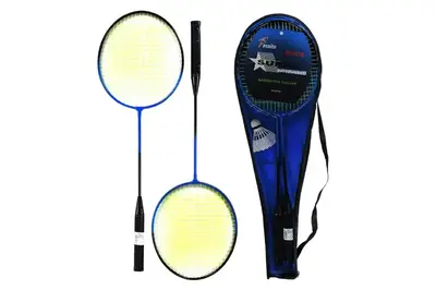 Бадмінтон BD24152 (C34433 (Z00001)) (50шт) 2 ракетки+ волан у чохлі 66*22*3 см купити