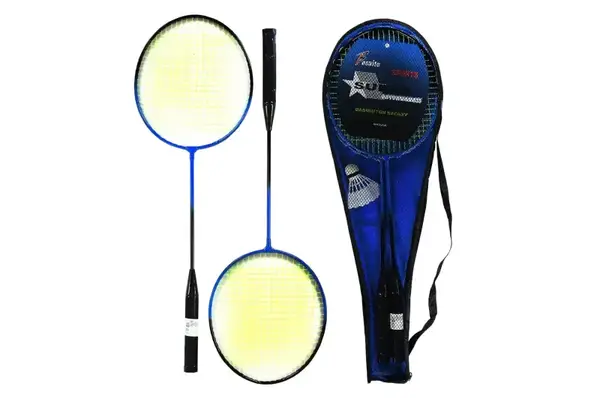 Бадмінтон BD24152 (C34433 (Z00001)) (50шт) 2 ракетки+ волан у чохлі 66*22*3 см купити