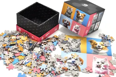 Пазли - 300 елм. - QB500-007 "Пара собак та кошенят" qbee купити