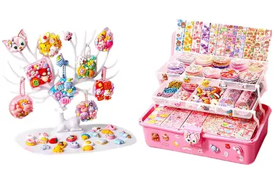 Набір для дівчаток "Cream Guka Set" в саквояжі 258дет L5271 р.26,5*14*12см купити