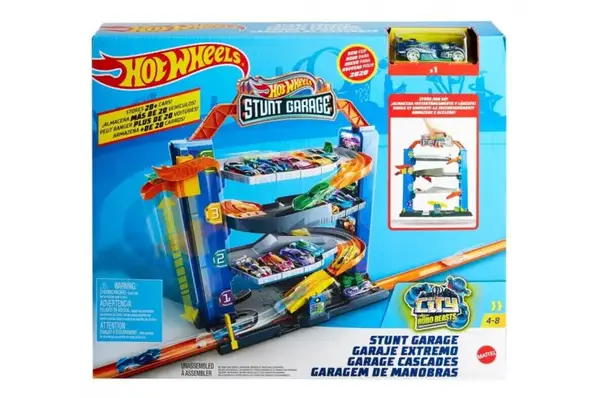 Чотирьохповерховий гараж для машинок GNL70 HOT WHEELS KID купити