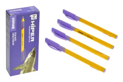 Ручка HIPER HO-200 SHARK масляна фіолетова купити